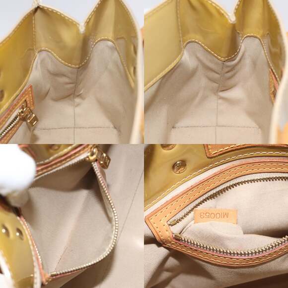 LOUIS VUITTON Monogram Vernis Reade PM Hand Bag Beige M91334 - Picture 12 of 12